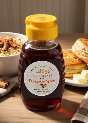 JJays Raw Honey-Pumpkin Spice Bottle