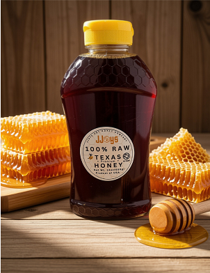 JJays Raw Texas Honey - 24 oz