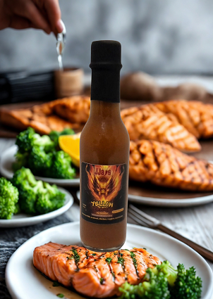 JJays Yellow Dragon Hot Sauce