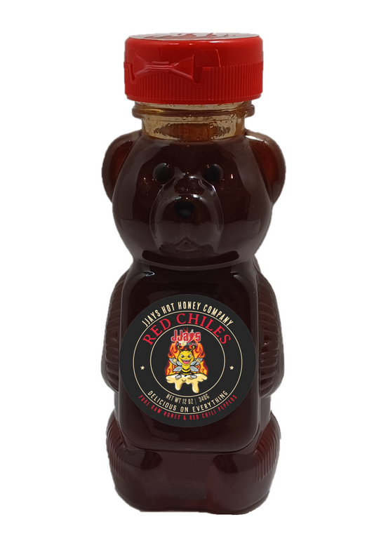 JJays Hot Honey-Red Chiles Med